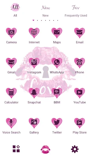 Kiss Me Theme +HOME Screenshot 2
