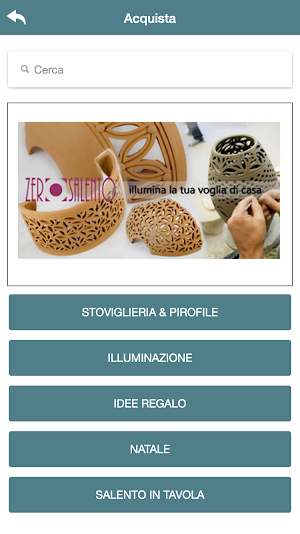 ZeroSalento - Shopping Screenshot 2