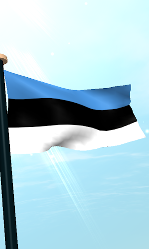 Estonia Flag 3D Live Wallpaper Screenshot 3