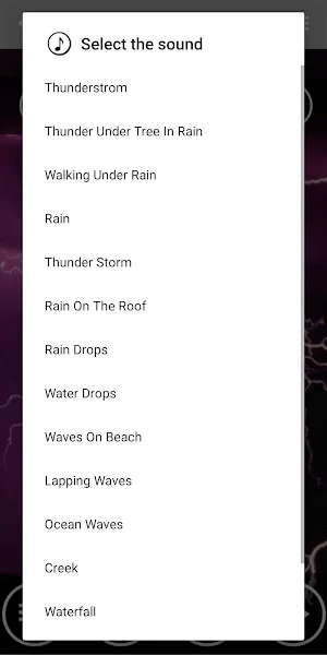 Mountain Rain & Thunderstorm Sleep Sounds Screenshot 1