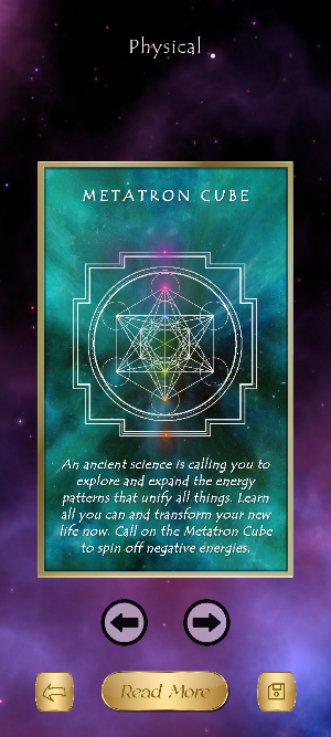 Sacred Geometry Oracle Cards Screenshot 3