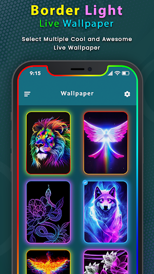 Borderlight Live Wallpaper Screenshot 2