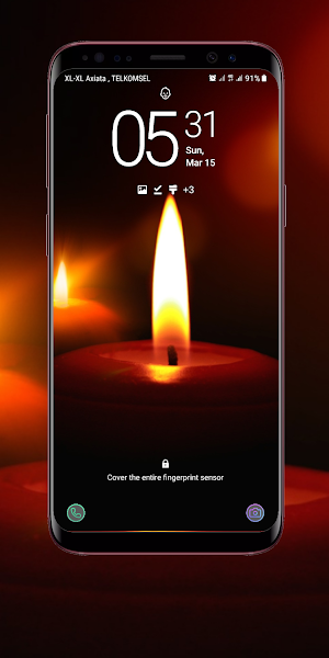 Candle Light Wallpaper Screenshot 1