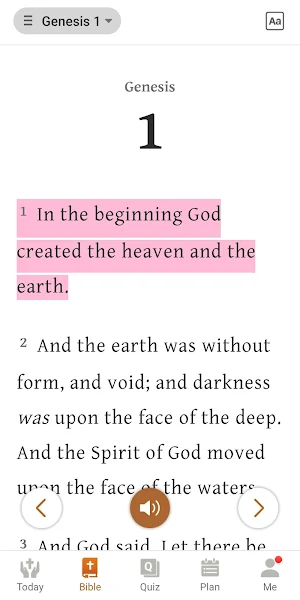 Bible Journey-Verse+Audio Screenshot 1