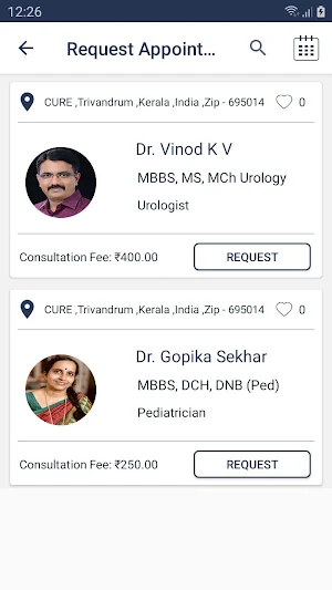 CURE Patient Screenshot 1