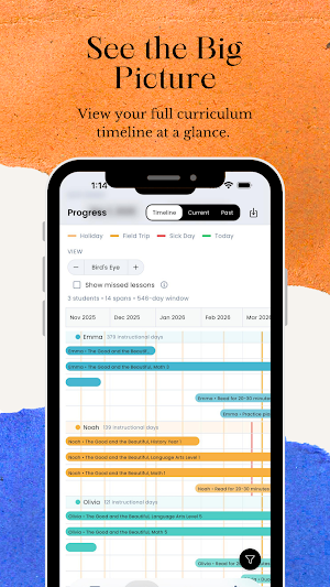Homeschool Scheduler Screenshot 2