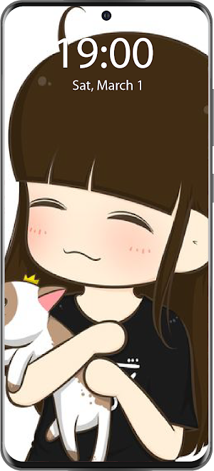 Cute Profile Live Wallpaper Screenshot 1