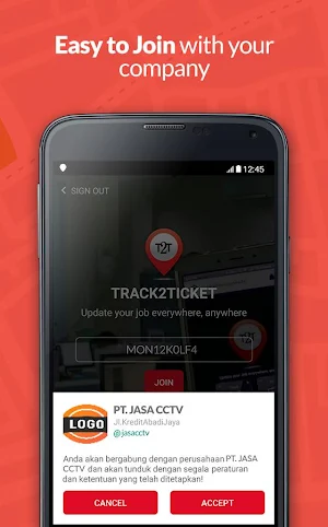 Track2Ticket (tracking and ass Screenshot 2
