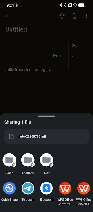 List Notes - Notes & Tables Screenshot 3
