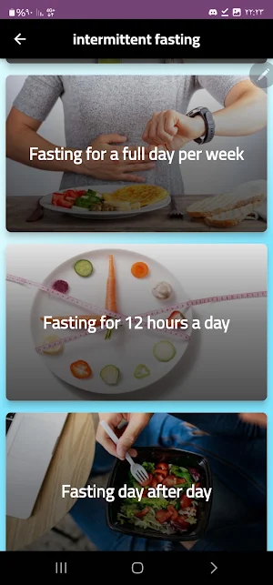 Intermittent fasting Screenshot 2