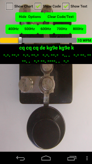 2 Amateur ham CW Morse code practice oscillators Screenshot 1