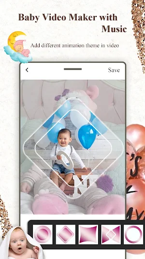 Baby video maker with music Screenshot 2