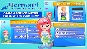 Mermaid's Fourth Grade Games Screenshot 3