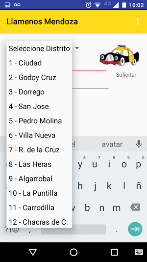 Llamenos Radiotaxi Mendoza Screenshot 1