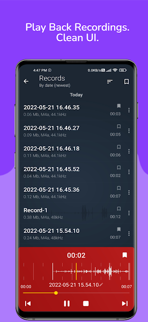 Audio Recorder Screenshot 1