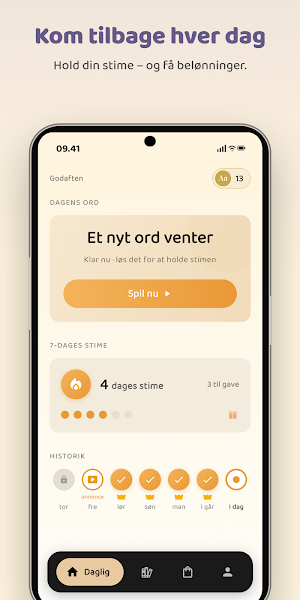 Gætteroulette: Dansk Ordspil Screenshot 2