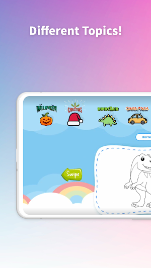 Paint with Zant: Kids Coloring Screenshot 2