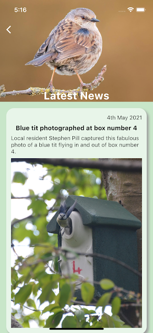 Redland Green Bird Box Survey Screenshot 2