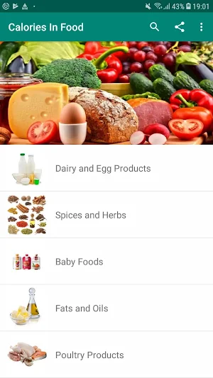 Food Calculator: Calories, Protein, Carbs, Fat Screenshot 0