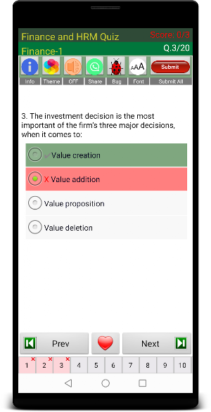 Finance and HRM Quiz Screenshot 2
