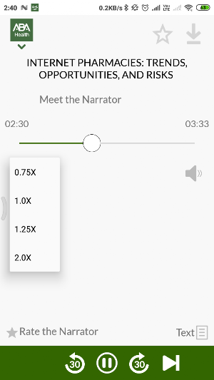 ABA Health Law Audio Screenshot 3