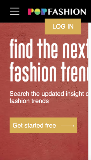 POP Fashion Trends Forecasting Screenshot 0
