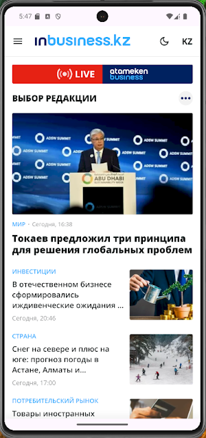 InBusiness.kz screenshot 1
