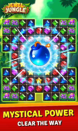 Jewels Jungle Treasure : Match 3  Puzzle Screenshot 2
