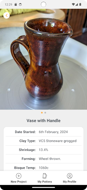 Pottery Log Screenshot 2
