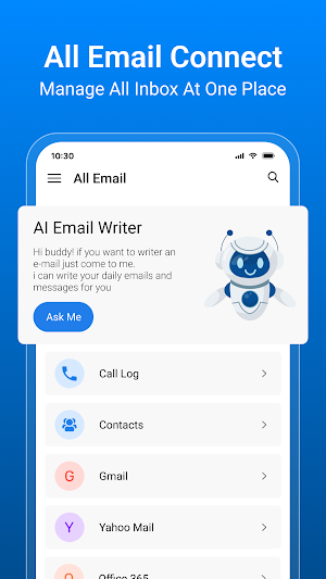 Universal email: All Accounts Screenshot 1