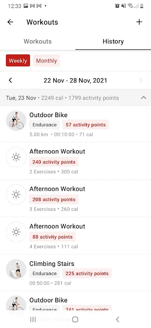 AEROFIT Screenshot 2