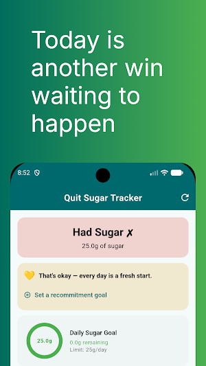 Quit Sugar Tracker Screenshot 0