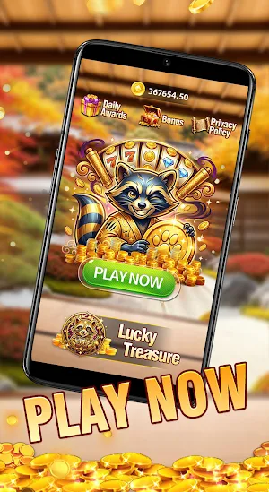 Shadow Raccoon Fortune Slots Screenshot 1