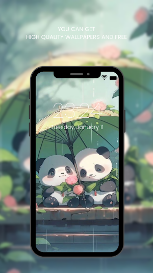 Cute Panda Wallpaper HD Screenshot 2