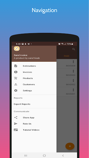 SaralInvoice Screenshot 2
