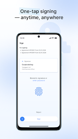 EDIN ID: Cloud Signing Screenshot 1