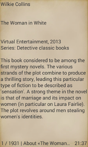 The Woman in White Screenshot 1