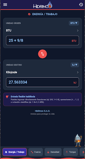Hidrinco Converter Screenshot 2