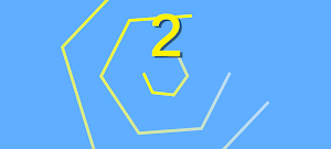 Spinning Hexagon Woozy Game Screenshot 2