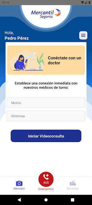 Teleservicios Salud Mercantil Screenshot 3