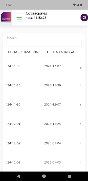 Espacios y Contactos Screenshot 1