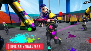 Paintball Shooter War Arena: Color Shooting Games Screenshot 3
