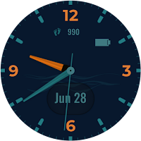 Divers Blue Watch Face