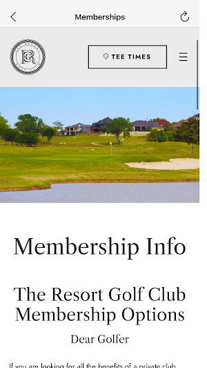 The Resort Golf Club. Screenshot 1