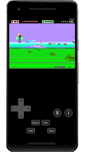 Space Harrier PCE Screenshot 1