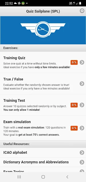 Quiz Sailplane (SPL) English Screenshot 0