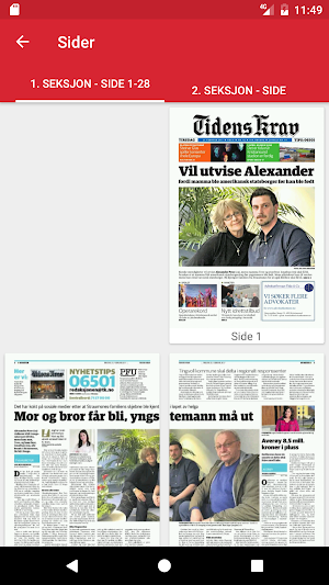 Tidens Krav eAvis Screenshot 3