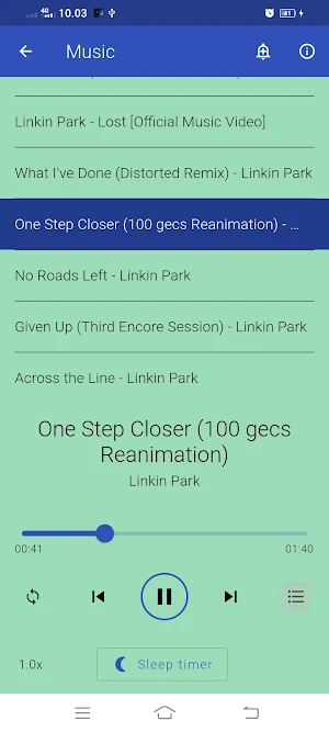 Linkin Park Mp3 Offline Screenshot 2