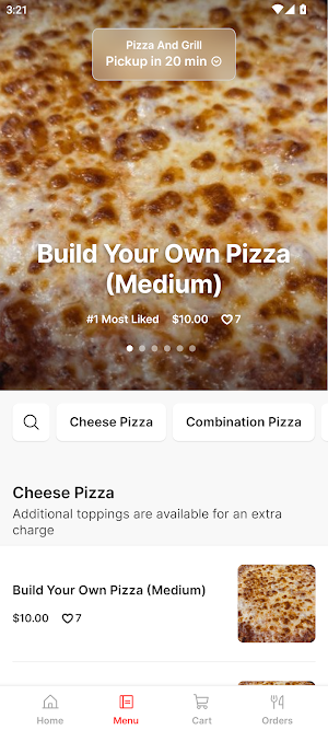 Pizza and Grill Screenshot 1
