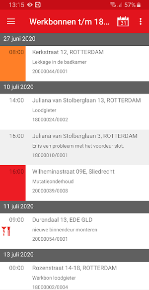 KRAAN Werkbon Screenshot 0
